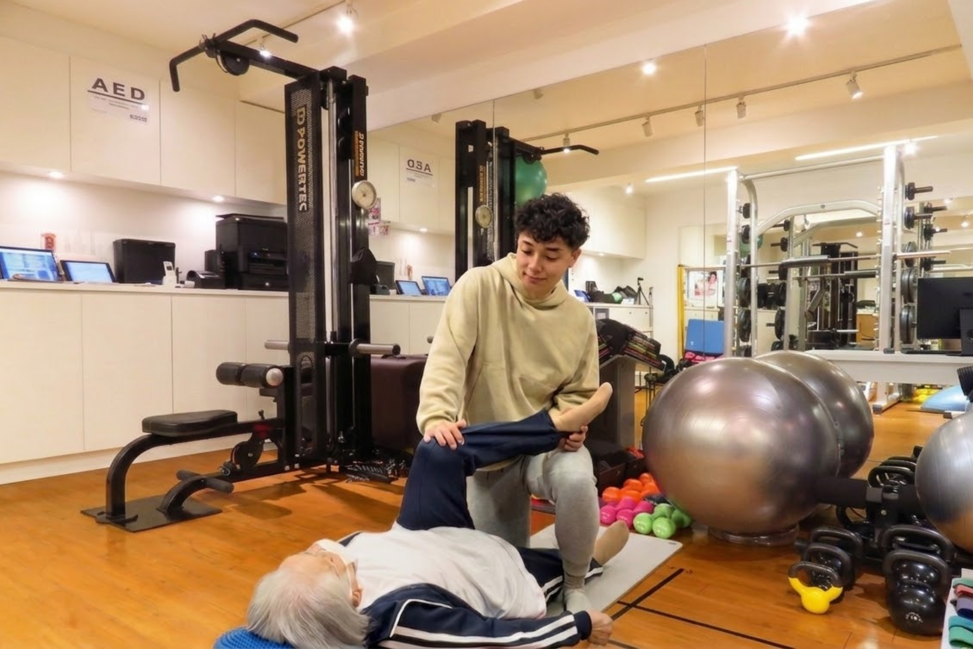 ストレッチだけの受講もOK